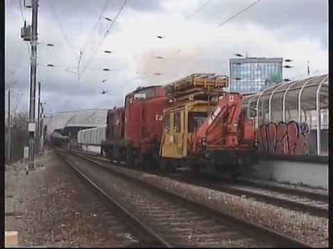 Takargo 1449 e Comboio nº 65692 em Entrecampos Poente - 06 Fev 2015