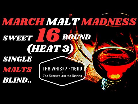 Heat 3 BLIND line up in my March Malt Madness WHISKY Tournament....