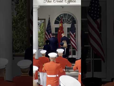 Watch: Xi Jinping walks into Oval Office at White House
