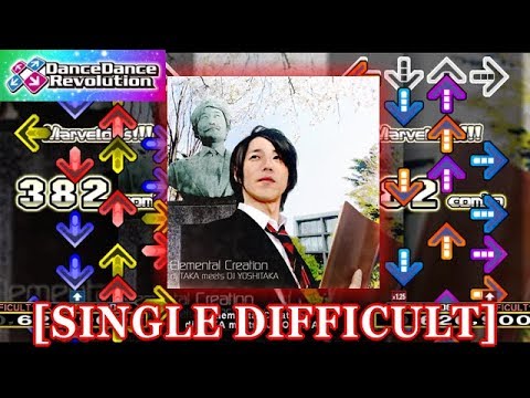 【DDR 2013】 Elemental Creation [SINGLE DIFFICULT] 譜面確認＋クラップ
