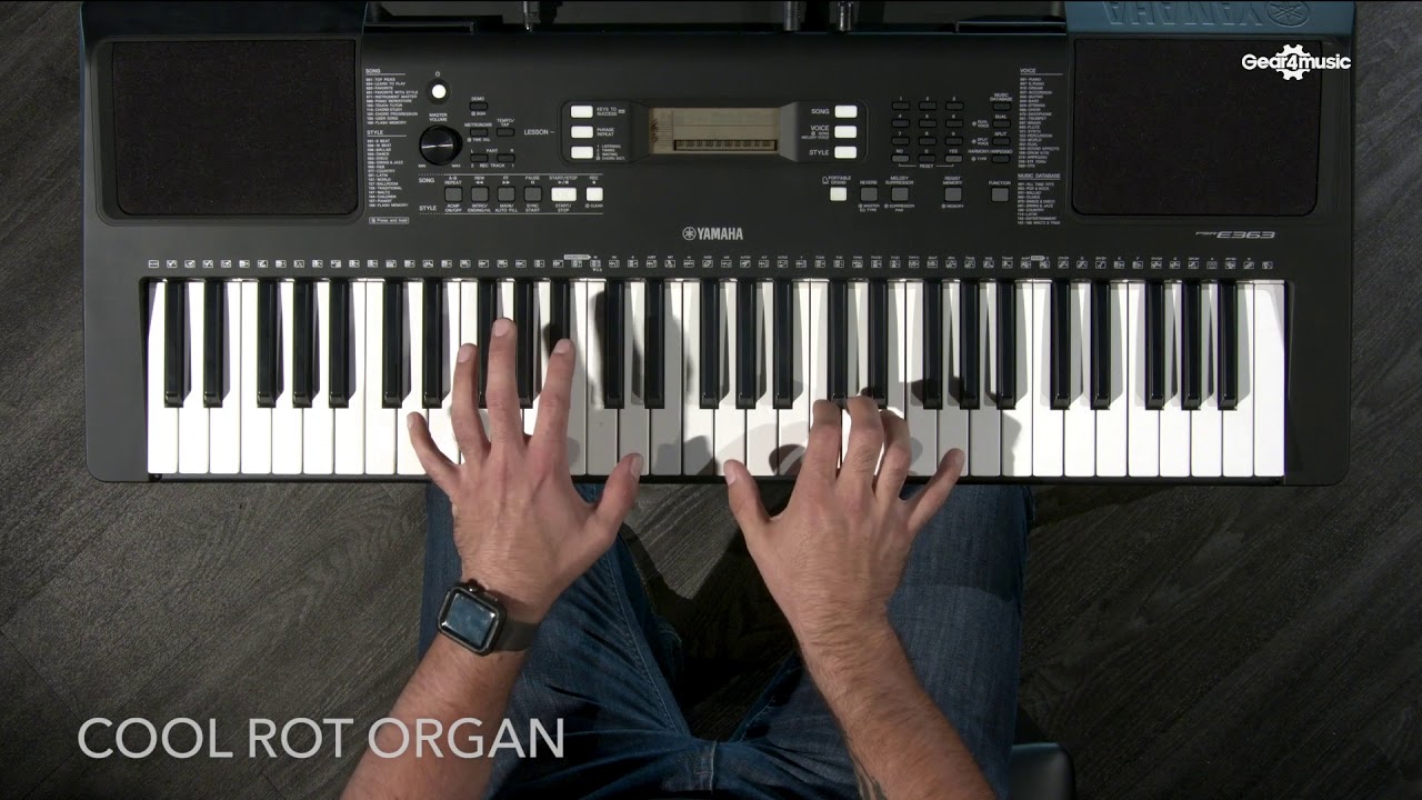 Piano Yamaha PSR-E363 + trépied video thumbnail