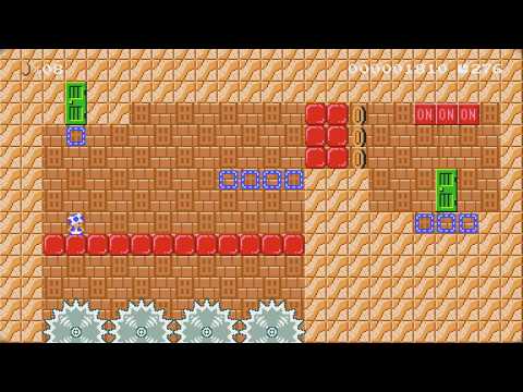 不思議な砂漠とカラクリピラミッド/Karakuri Desert by に〜みん2 - Super Mario Maker 2 - No Commentary 1by