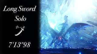 【MHW】Arch Tempered Xeno'jiiva 歴戦王ゼノジーヴァ 太刀 ソロ 7'13"98