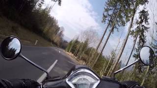 preview picture of video '2015-03-24 Stainz - Freiland bei Deutschlandserg 5/6 - Vespa GTS 300ie ABS 2014 - GoPro Hero4 Black'