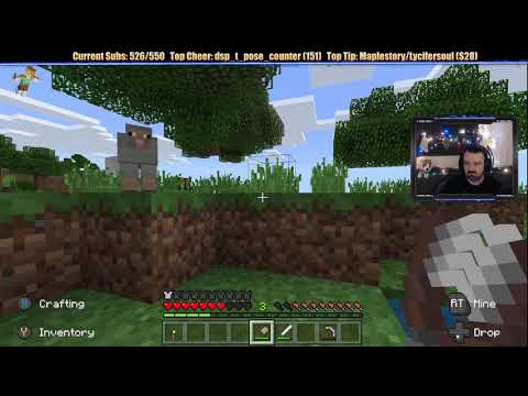 Minecraft "Chill Stream" Dec. 12, 2018 pt1 - Building a Viewpoint, Clearing the Yard