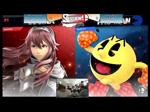 [WINNERS BRACKET] Charity x Comic SmashUp - Dad (Pacman) vs StormHawk (Lucina) ROUND 1