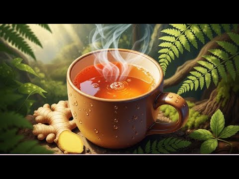 🌿 Boost Blood Flow & Digestion Naturally | Ginger Root Tea Recipe 🍵✨