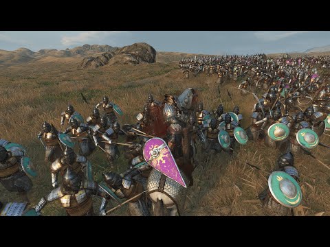 1000 İmperial Legionary vs 1000 Khuzait Darkhan !! 2000 Man Battle | Mount & Blade Bannerlord