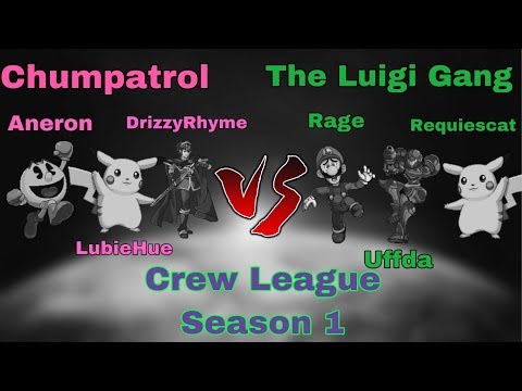 SSF2 Crew League S1 || Chumpatrol vs. The Luigi Gang || 7/24/2019
