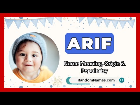 Arif - Baby Boy Name Meaning, Origin & Popularity - RandomNames.com
