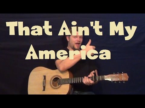 That Ain't My America (Lynyrd Skynrd) Easy Guitar Lesson Standard Tuning How to Play Tutorial
