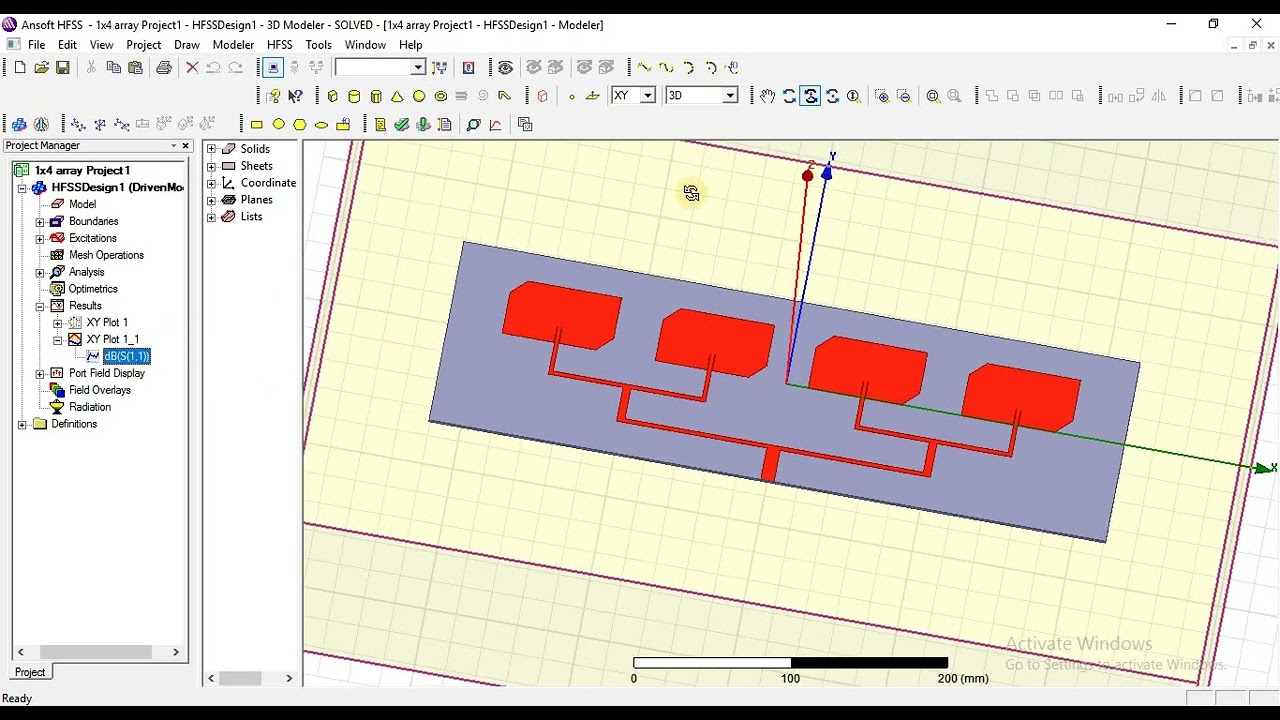 1x8 Patch Antenna Arrays Design for 5G Wireless Backhaul Application at 3.5 GHz HFSS