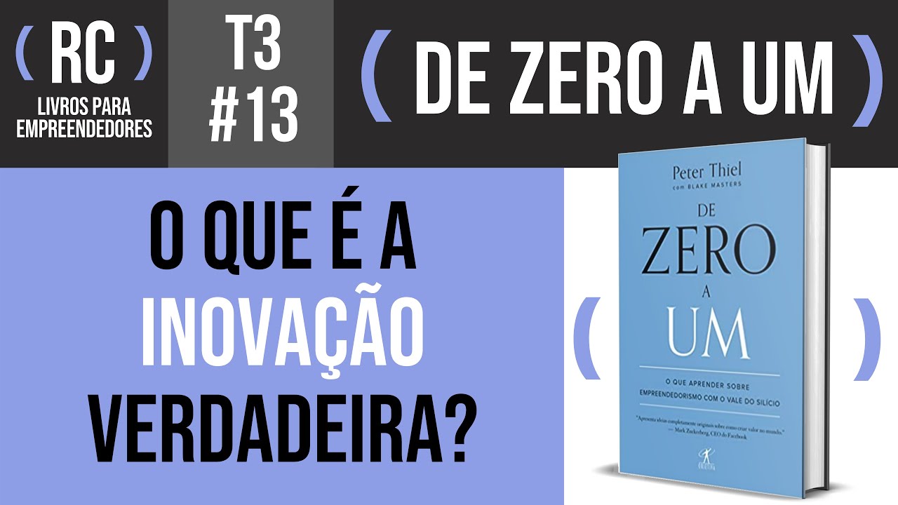 De Zero a Um - Resumo do livro de Peter Thiel | T3#013