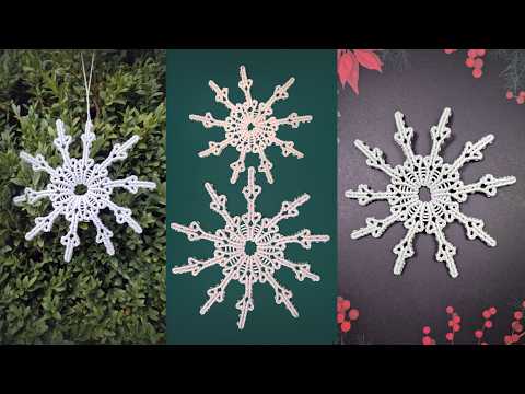 DIY Macrame Star Ornament Tutorial Handmade Christmas Tree Decoration