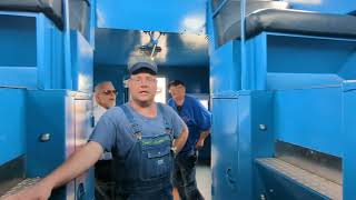 Inside Of A Caboose Explained. Original Elgin Joliet & Eastern RR. Built in 1956
