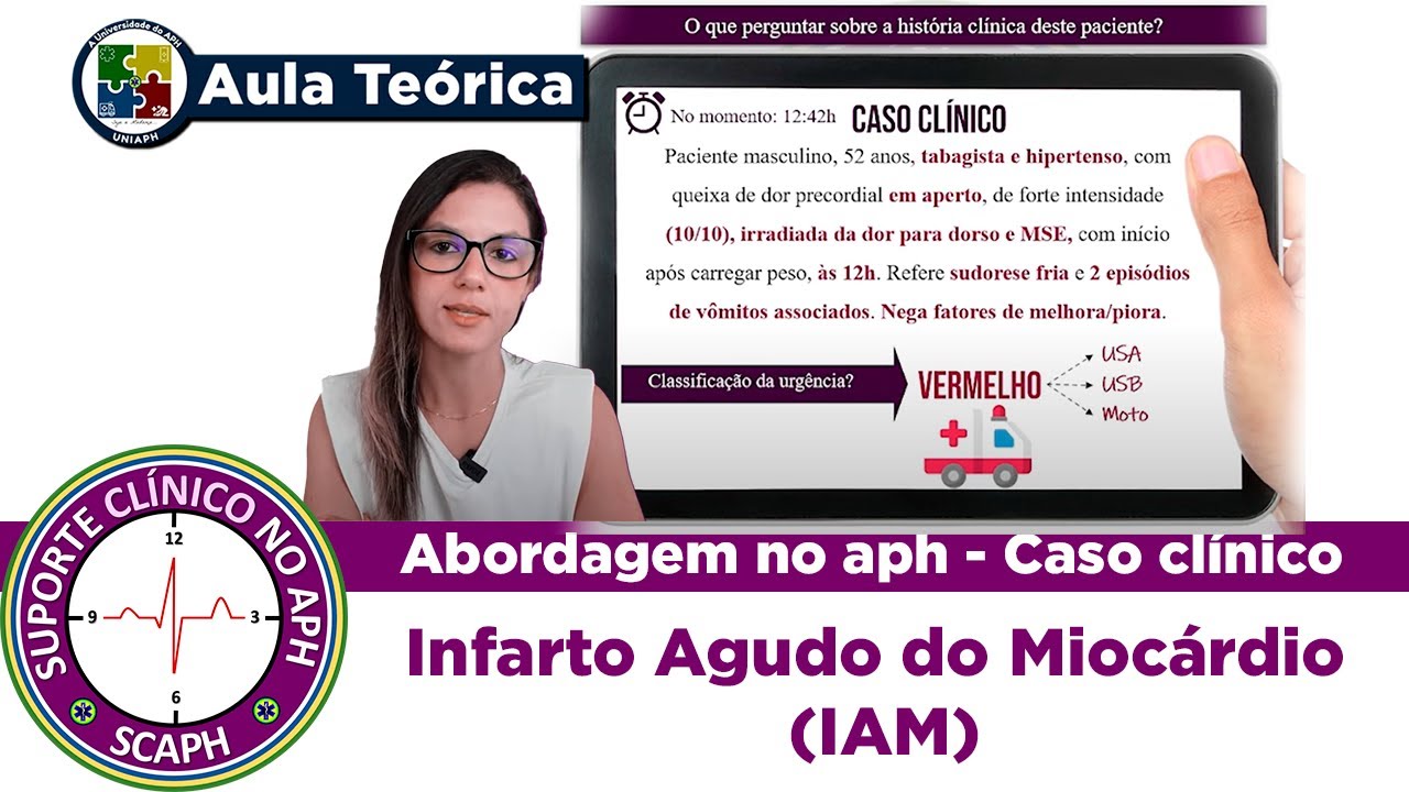 Infarto Agudo do Miocárdio (IAM), qual é a melhor conduta no APH? (Caso clínico)