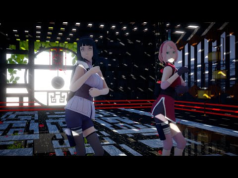 【Naruto MMD/2K/60FPS】BoA - Woman - Sakura*Hinata【Motion DL Link】