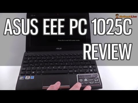Asus EEE PC 1025C review - solid mainstream 10 inch netbook