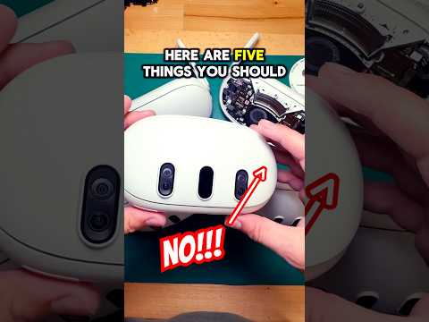 Stop Breaking Your Quest 3. #vr #virtualreality #quest3 #gaming #tech