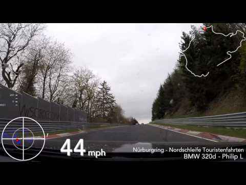 2017-04-15 Nurburgring Nordschleife final lap in BMW 320D