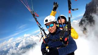 preview picture of video 'Gopro Hero 6 Paragliding 13,000 ft from Mount Kinabalu'