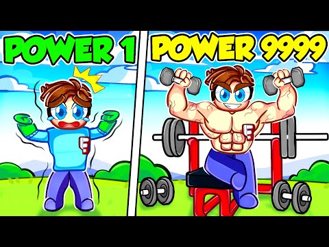 Becoming the STRONGEST PERSON in ROBLOX! [FULL MOVIE]