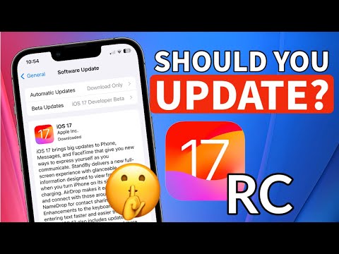 Should You Update iOS 17 RC Version? iOS 17 Release Candidate Update