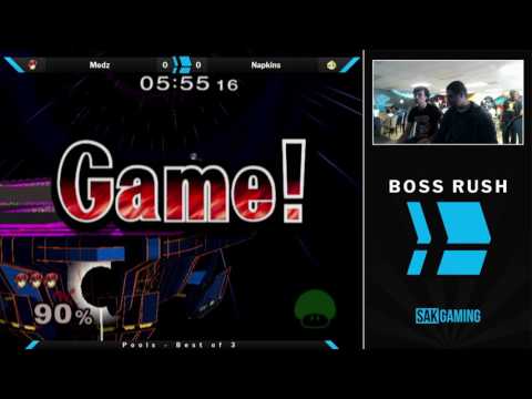 Boss Rush SmashG0D Pools - Medz (Marth) vs Napkins (Peach)
