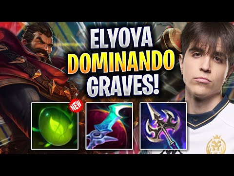 ELYOYA DOMINANDO CON GRAVES JUNGLA! - MAD Elyoya Juega Graves Jungle vs Kindred! | Preseason 2023