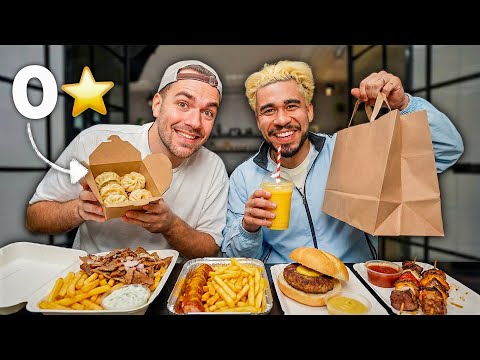 Wir bestellen bei 0⭐️-Restaurants 🤔 (wer findet das bessere?)