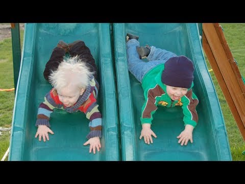 Funny Kids Falling Off Slide|| Funny Baby and Pet