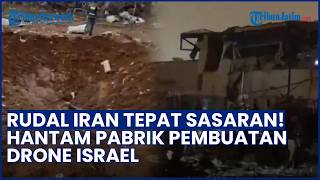 Picu Kawah Besar! Rudal Iran Tepat Sasaran Hantam Pabrik Produksi Drone Israel