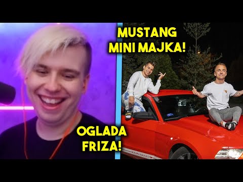 MANDZIO ogląda nowego FRIZA - KUPIŁEM MU MUSTANGA! (MINI MAJK, EKIPA FRIZA)