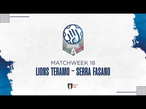 Play Serie A Silver [18^] | LIONS TERAMO - SERRA FASANO