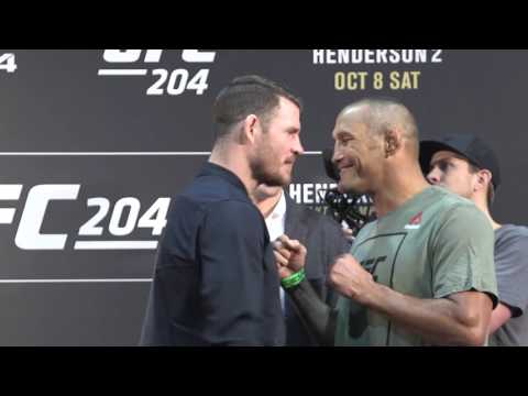 UFC 204: Michael Bisping vs Dan Henderson Media Day Faceoff