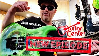 Video thumbnail for Let’s go to Guitar Center & play a Snake Sabo Baretta Snake Green - Kramer Guitar Live! 🎸8/17/22 by Johnny Beane