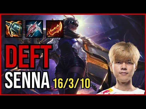 DEFT - SENNA vs APHELIOS ADC - KR Grandmaster - Patch 11.4 QUADRAKILL