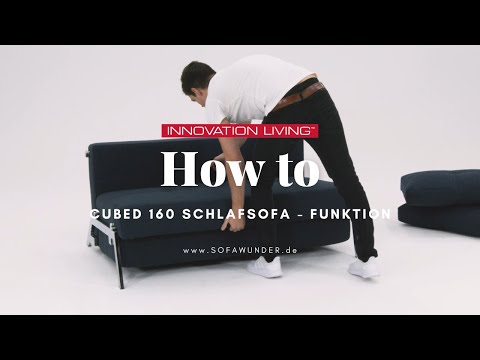 HOW TO: Schlafsofa CUBED 160 von Innovation® - Bettfunktion erklärt! | Sofawunder.de