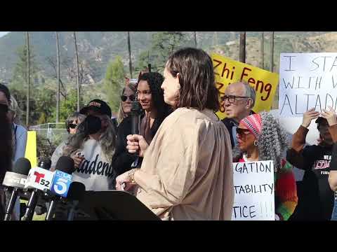 Altadena for Accountability press conference