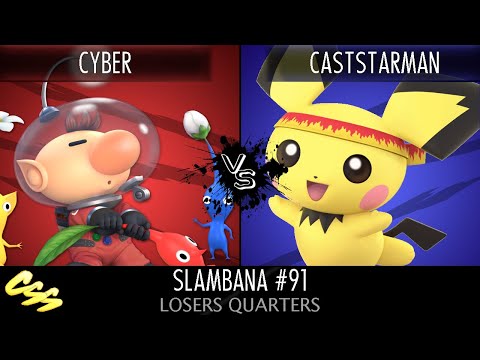 [Slambana #91] Losers Quarters: Cyber (Olimar) vs. Caststarman (Pichu, Palutena)