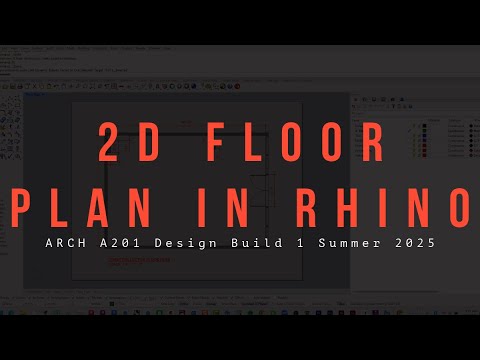 Creating a Floor Plan in Rhino