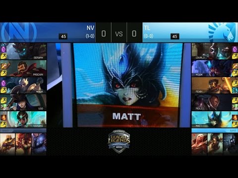 NV vs TL Game 1 Highlights - TEAM ENVY vs TEAM LIQUID NA LCS Week 1 Summer 2016