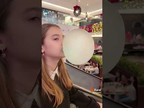 I made giant bubble gum balls #shorts #fy