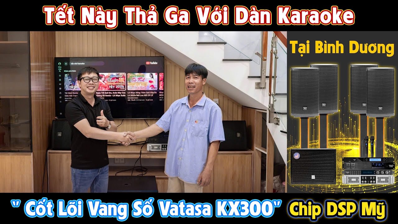 Video sản phẩm Dàn Karaoke Paramax TT422: (2 Paramax PROV30, Vatasa T500, Vatasa KX300, Vatasa VA-4800, CAVS CS115, P9 Limited)