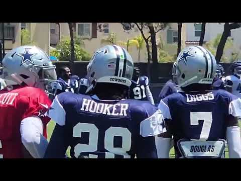 1st look at Trevon Diggs. Gets in Dak's face talking trash. Dak punishes Diggs