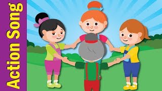 Around a Circle | Action Songs for Kids | Kindergarten, Preschool &amp; ESL | Fun Kids English