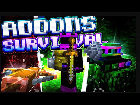 Top The BEST SURVIVAL MODS/ADDONS For Minecraft Pe 1.20