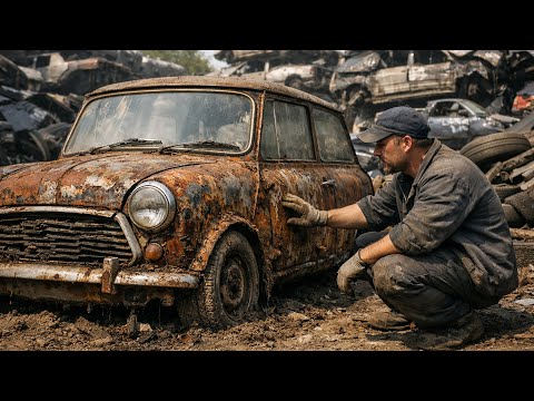ASMR Car Restoration | Full Revival of a British Leyland Mini 1000 from Total Ruin to Brand New