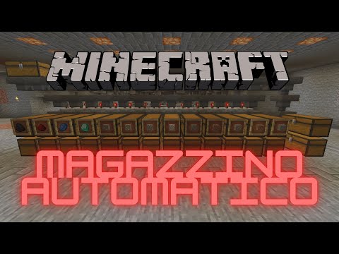 IL MAGAZZINO AUTOMATICO!!! COME COSTRUIRLO E PERCHÉ!!! 1.21 e 1.20 – Tutorial Minecraft ITA