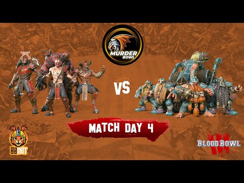Blood Bowl 3 | Murder Bowl - Khorne Team vs Dwarves | Game 4 – Can the Streak Survive?
